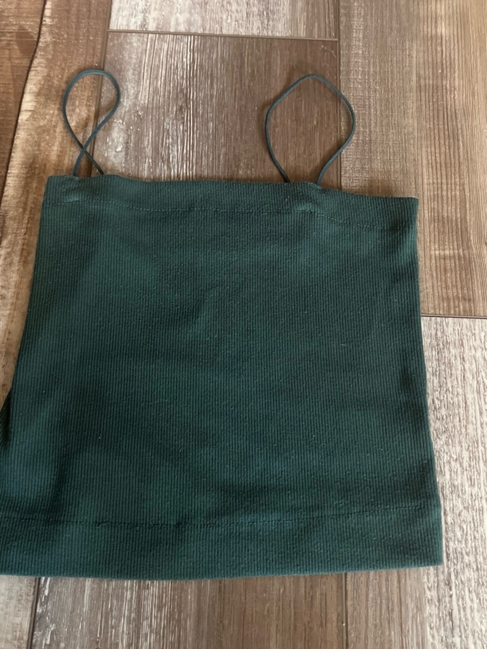Unworn American Eagle Outfitters Dark Green Knit cami top